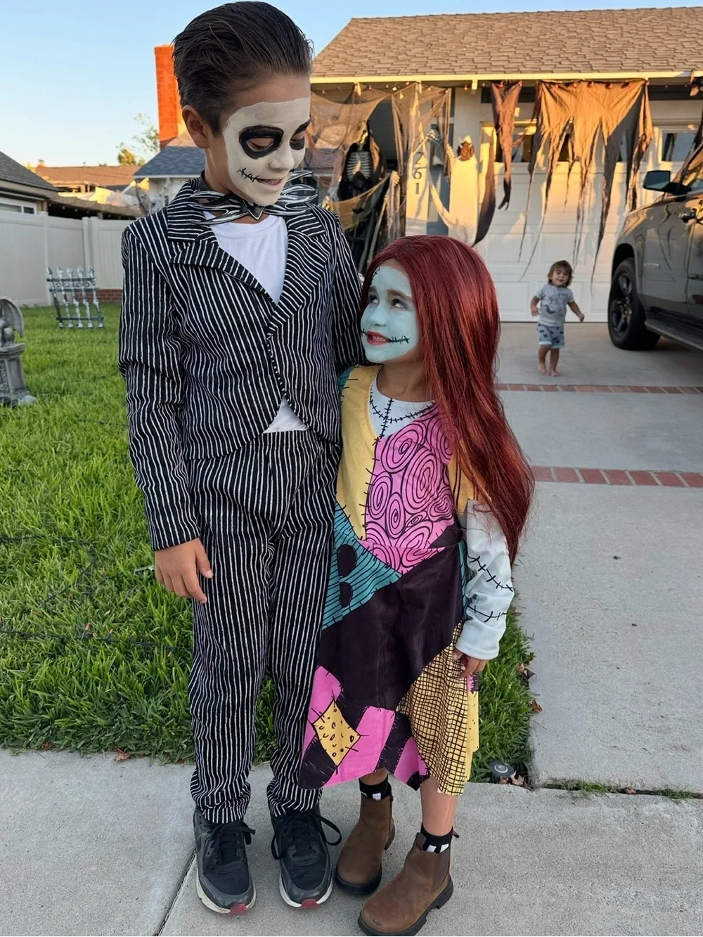 Disney store Sally 3 piece costume The Nightmare before Christmas